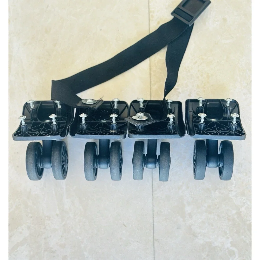 OEM‎ Wheels Delsey Storm Plus Spinner Set of 4 Double Wheels From Large Suitcase